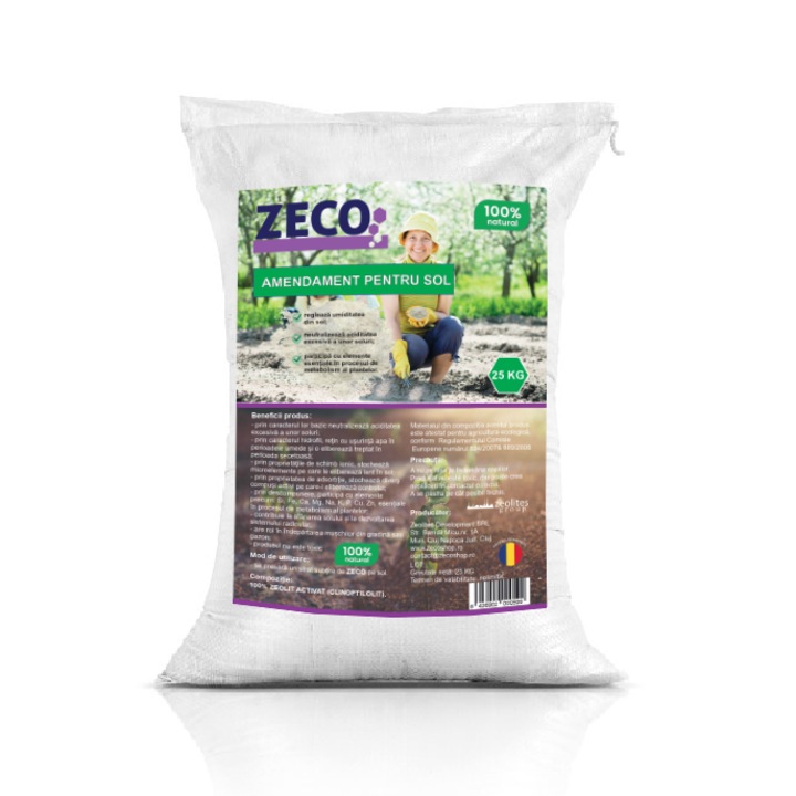 Amendament pentru sol, ZECO, sub forma de praf, 25Kg