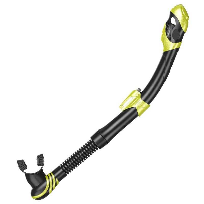 Snorkel Seac - VORTEX DRY Black, Galben
