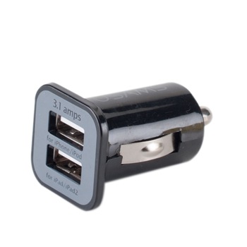 Incarcator auto 2 x USB slim fit , fast charging 3.1 mAh Incarcator auto 2 x USB slim fit , fast charging 3.1 mAh