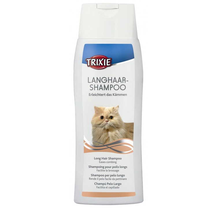Sampon descalcitor Trixie pentru pisici cu blana lunga 250 ml 29191