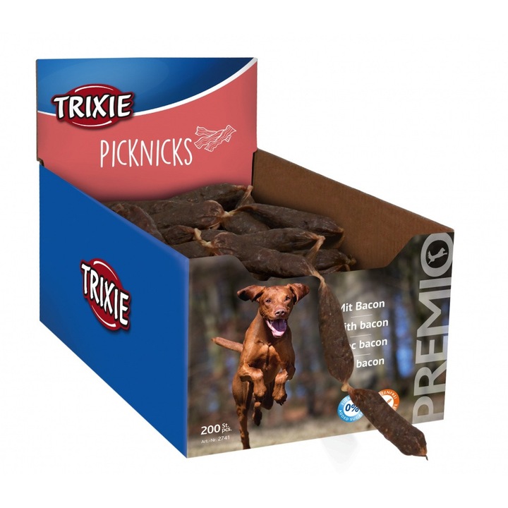 Награда Trixie PREMIO Picknicks Колбаси 200 бр/комплект с шунка 2741
