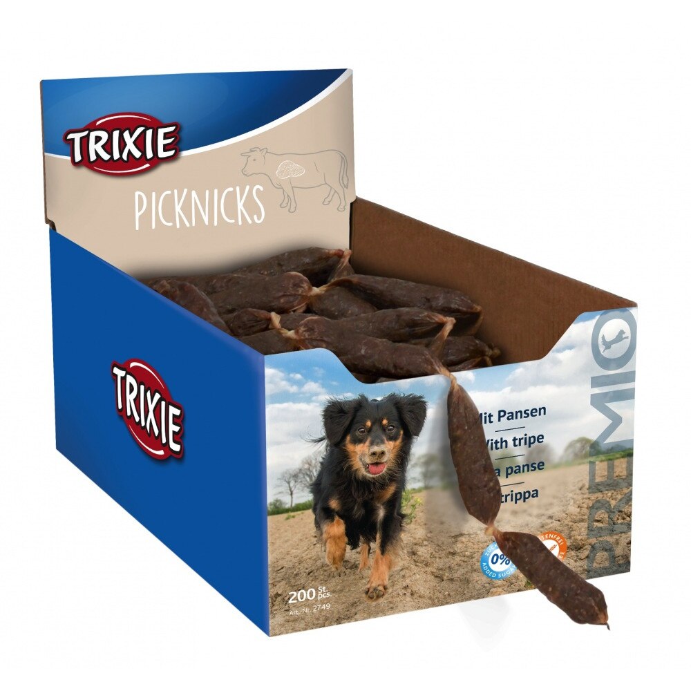 Recompensa Trixie PREMIO Picknicks Carnati 200 buc/set cu derivate din carne 2749