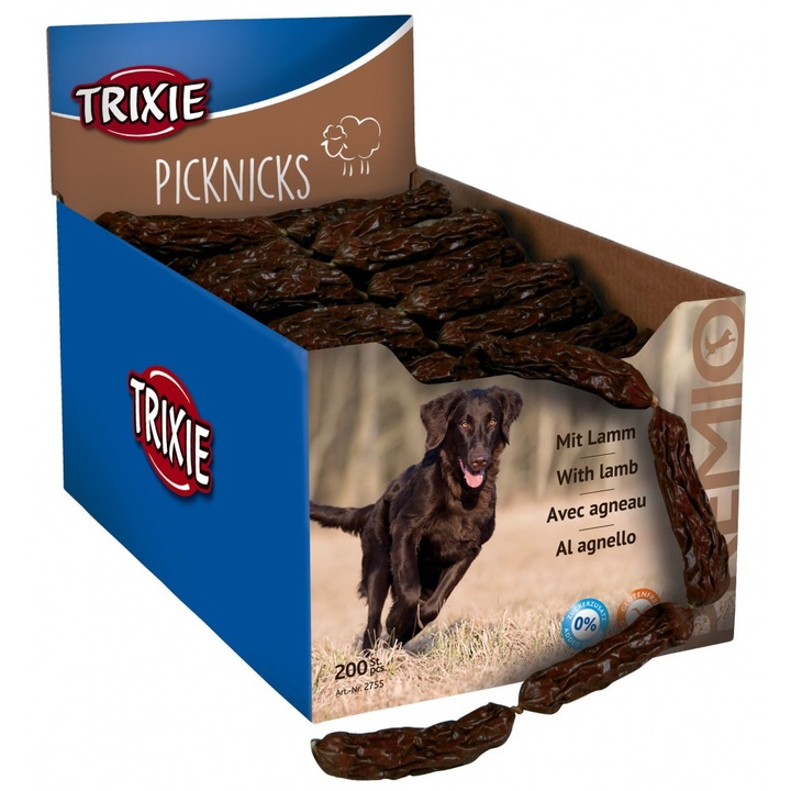 Награда Trixie PREMIO Picknicks Колбаси 200 бр/комплект с вкус на агнешко 2755