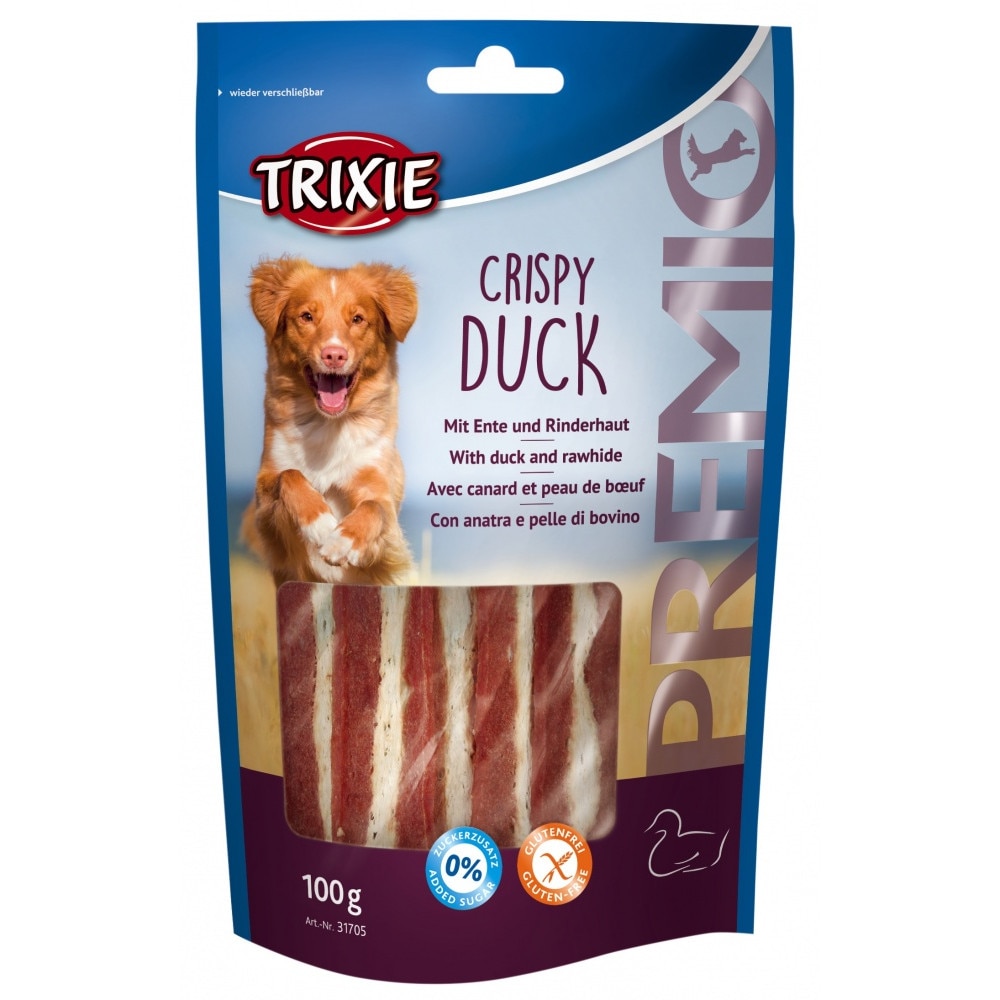 Recompensa Trixie PREMIO Crispy Duck cu gust de rata 100 g 31705