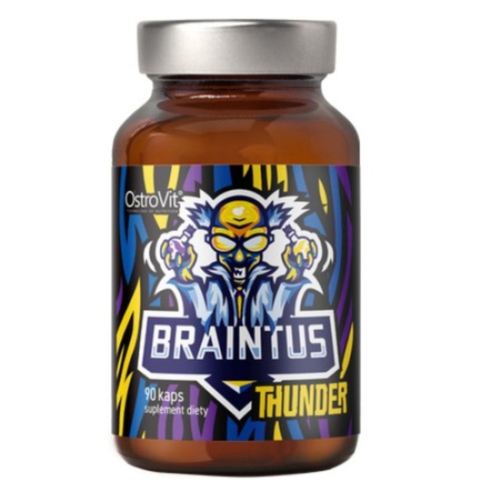 Supliment alimentar Braintus Thunder, OstroVit, 90 capsule