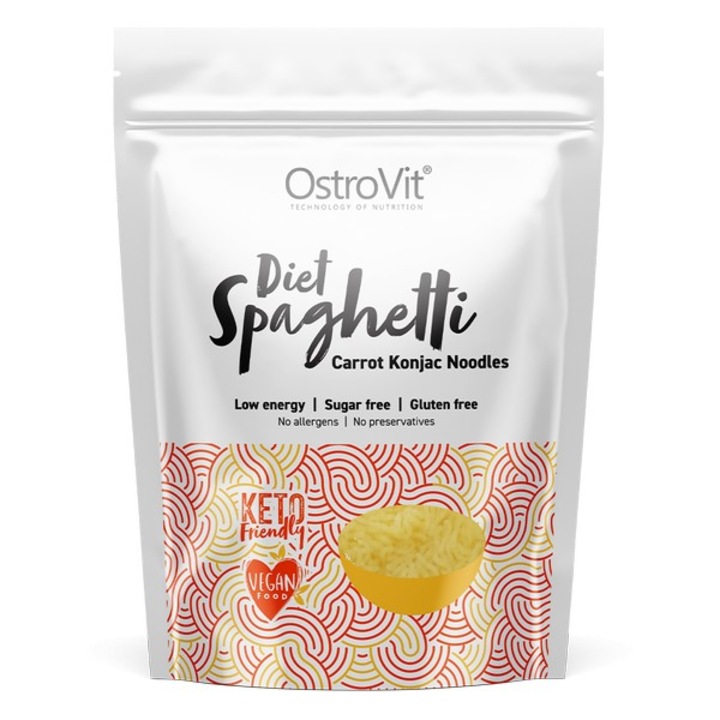 Diétás tészta, OstroVit, Sárgarépa/Konjak, 400 g
