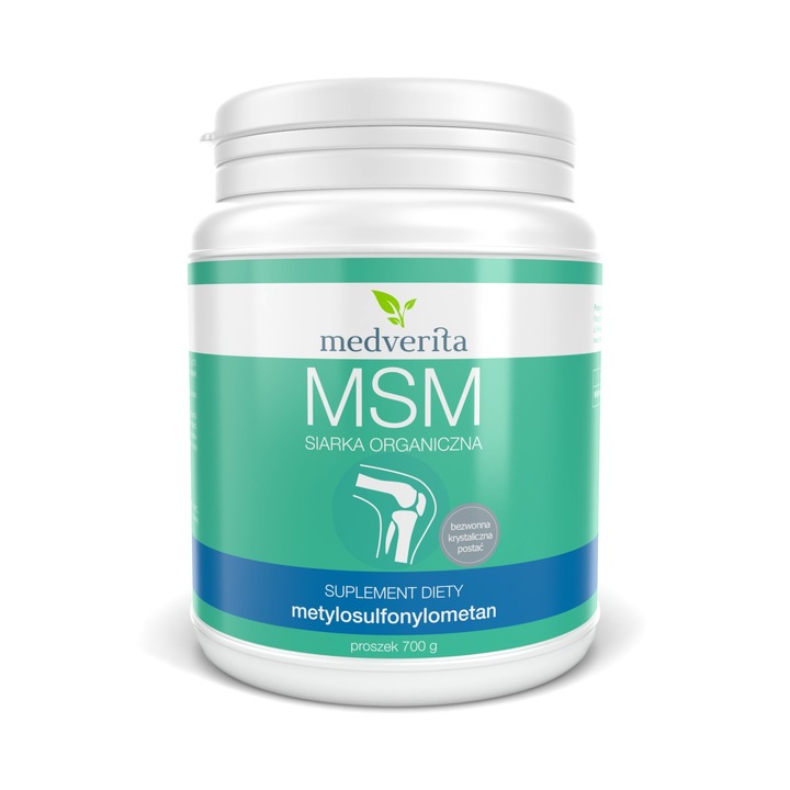 Supliment alimentar MSM, Medverita, 700g