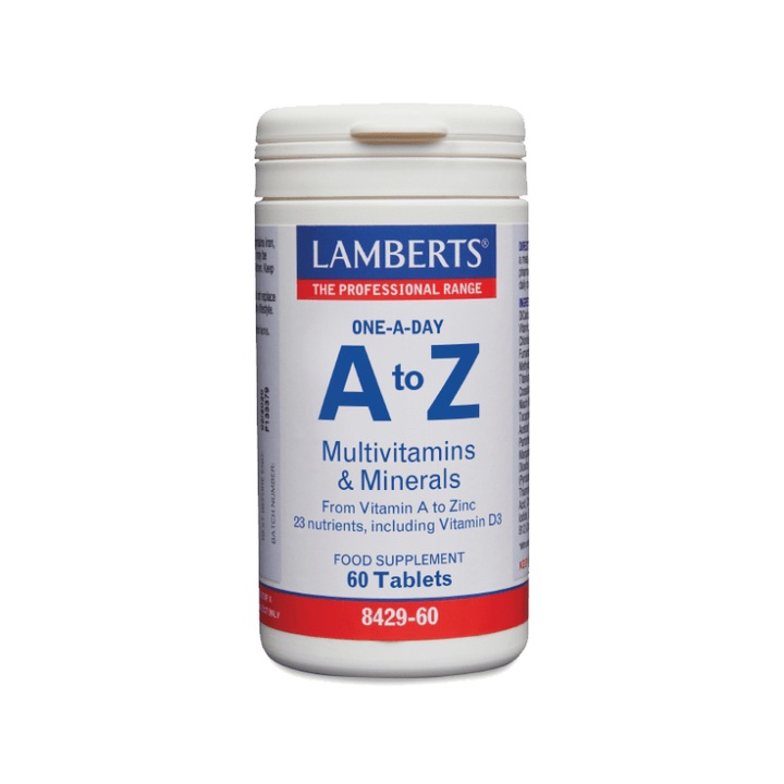 Multivitamine si minerale A to Z, Lamberts, 30 tablete