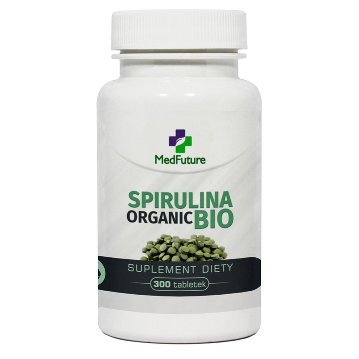 Spirulina Organica, MedFuture, 300 tablete