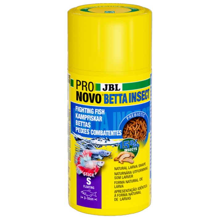 Храна за аквариумни рибки JBL ProNovo BETTA INSECT STICK S 100 мл