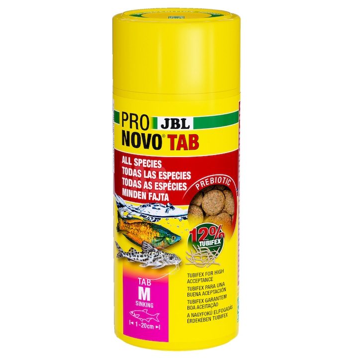 Храна за аквариумни рибки JBL ProNovo TAB M 250 мл