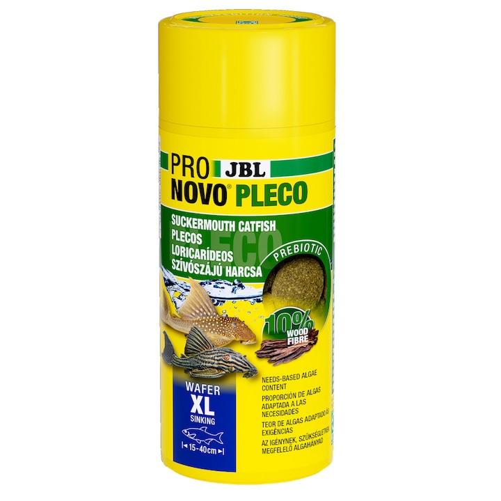 Храна за аквариумни рибки JBL ProNovo PLECO WAFER XL 250 мл