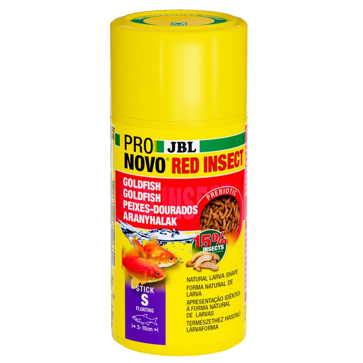 Храна за аквариумни рибки JBL ProNovo RED INSECT STICK S 100 мл
