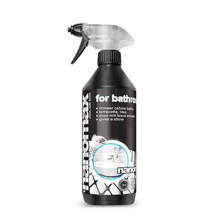 Detergent Nano profesional pentru curatarea bailor si cabinelor de dus 5 L, Nanomax