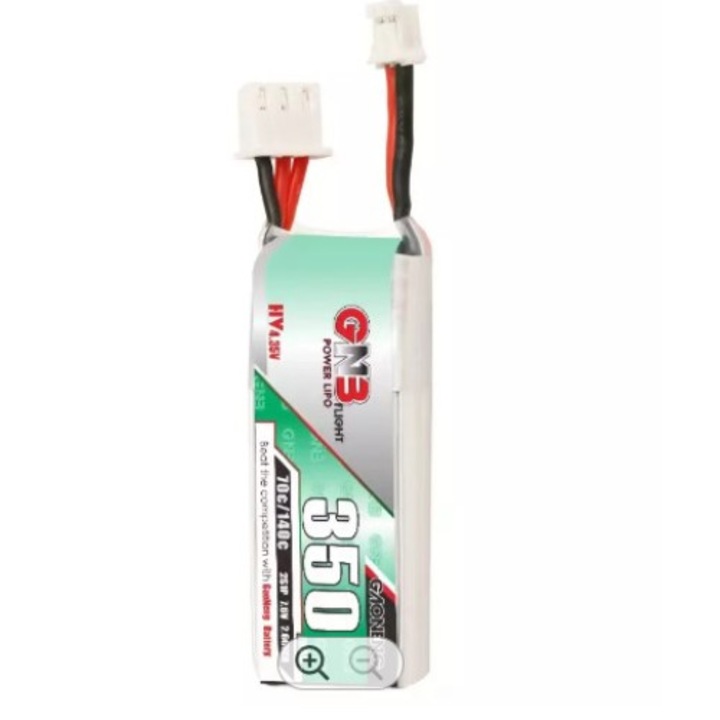 Baterie, Gaoneng GNB, 7.6V 350MAH 70C 140C 2S HV PH2.0, Pentru Emax TinyhawkS FPV Racing Drone, Verde