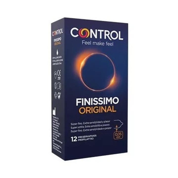 Prezervative extra fine CONTROL FINISSIMO, 1 cutie x 12 buc