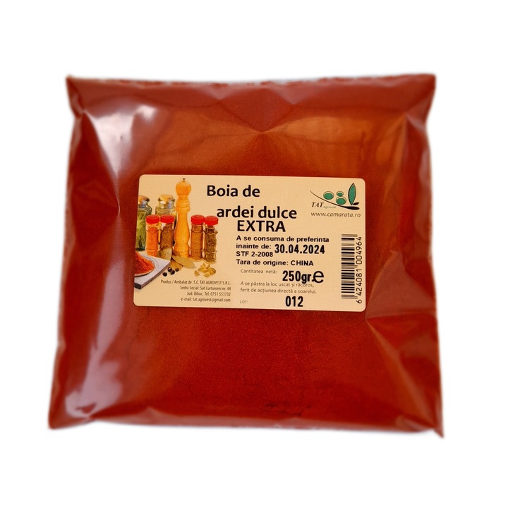 Boia de ardei dulce extra, 250 gr