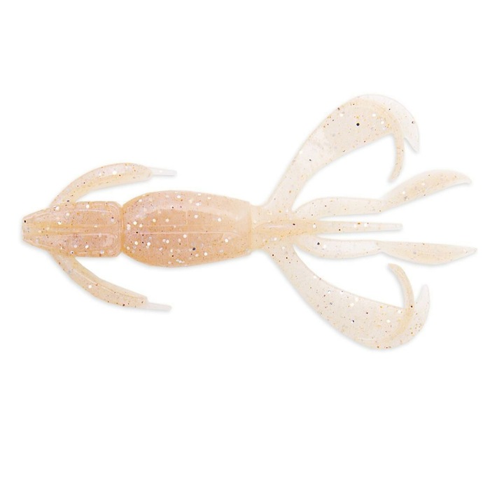 8 db-os puha lénycsali készlet Keitech Crazy Flapper 7,1 cm Sight Flash 422, süllő, süllő vagy csuka horgászatához