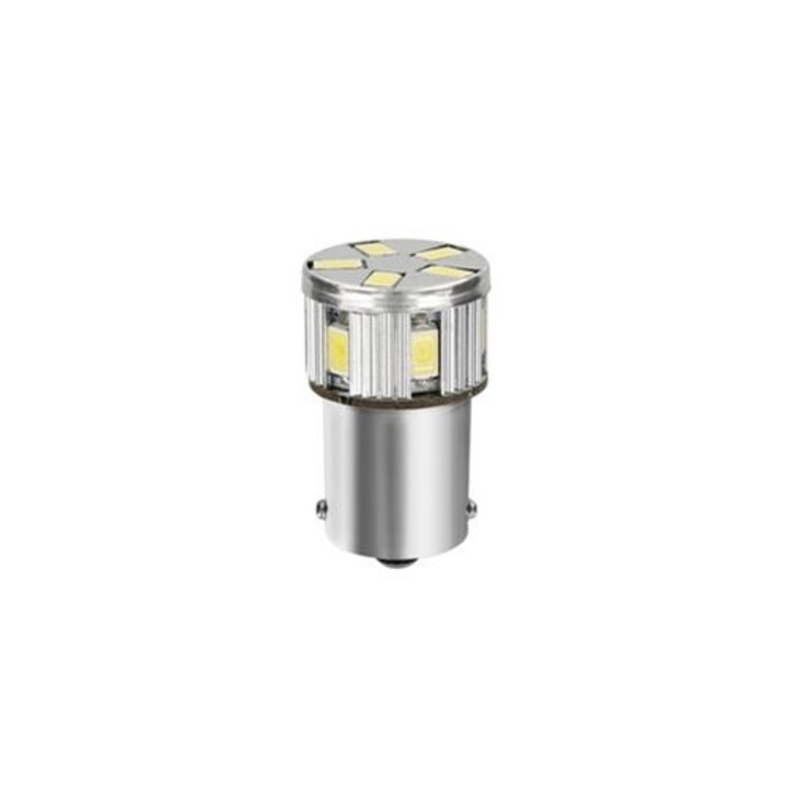 Bec led auto, Lampa, P21W, 10-30V, Alb