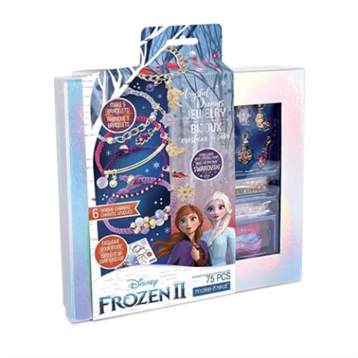 Set creativ pentru copii, Frozen 2, multicolor, 75 piese