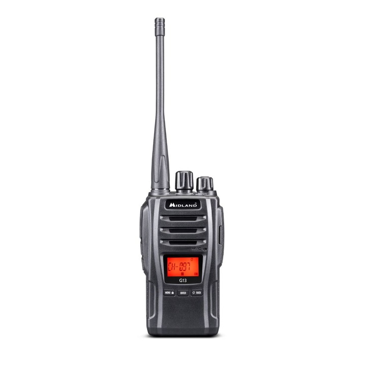 Statie radio PMR portabila Midland G13 semi-profesionala