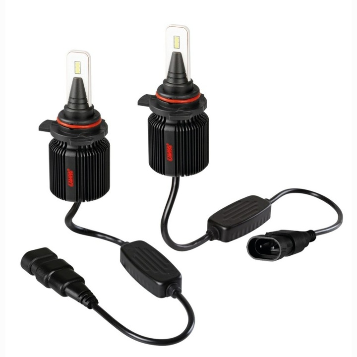 Set 2 becuri auto, Lampa, Halogen, HIR2, 9-32V, 6.500K, 4.000lm, 20W, Alb