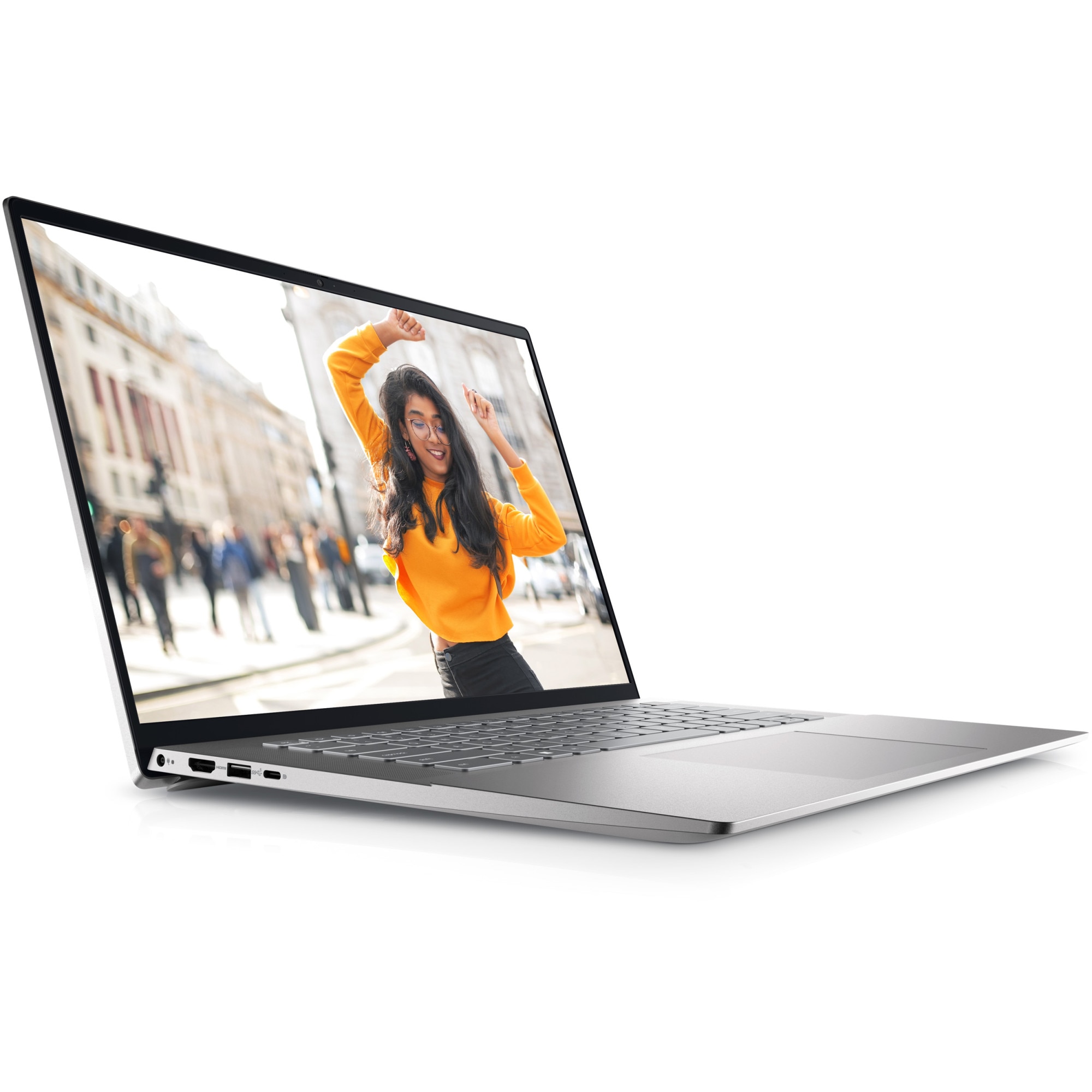 Laptop Dell Inspiron 5620 cu procesor Intel® Core™ i5-1235U pana la 4.40 GHz , 16", Full HD+, 16GB, 512GB SSD, Intel® Iris® Xe Graphics , Ubuntu, Platinum Silver, 3Y