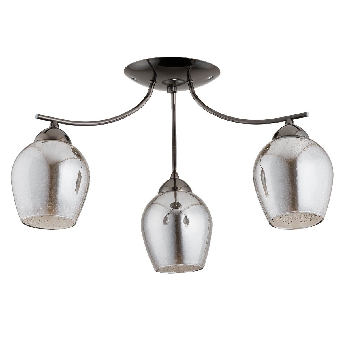 Lustra AF Riki 3 becuri E27 X 60W metal si sticla