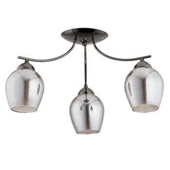 Lustra AF Riki 3 becuri E27 X 60W metal si sticla Lustra AF Riki 3 becuri E27 X 60W metal si sticla