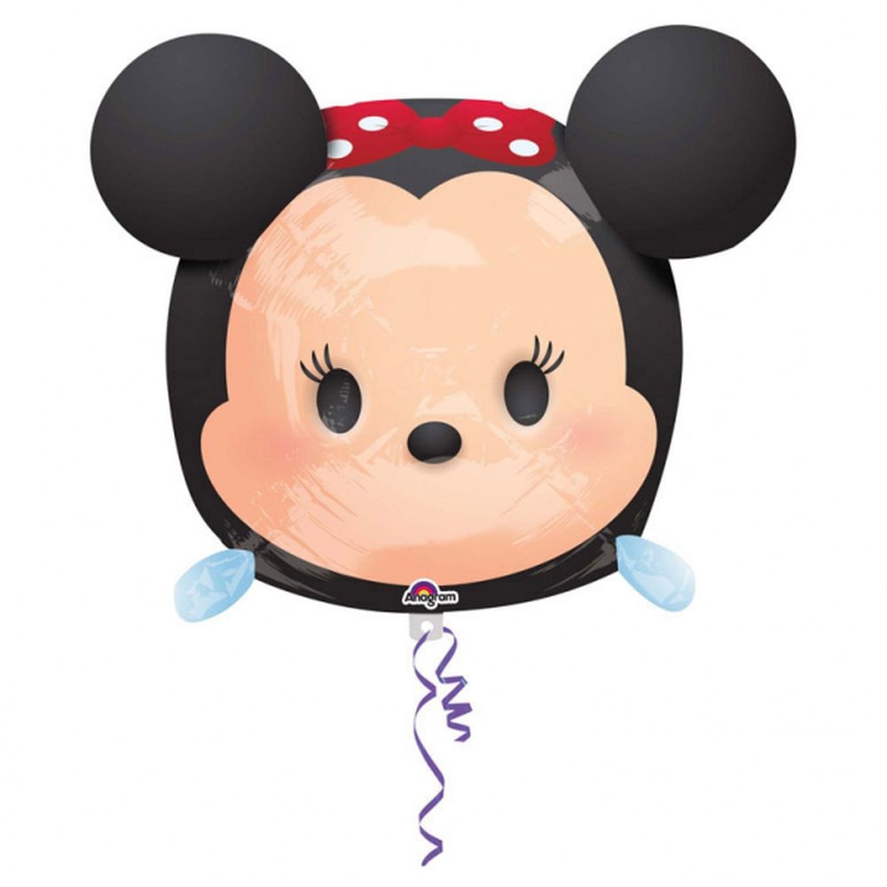 Balon folie figurina Tsum Tsum Minnie Mouse - 30x48 cm, Amscan 34111