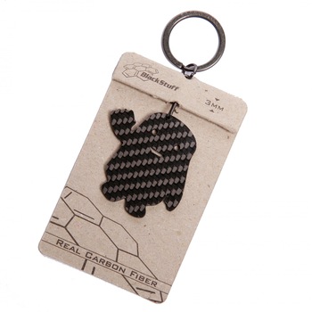 Breloc Fibra de Carbon Funny Ghost Friend Breloc Fibra de Carbon Funny Ghost Friend