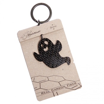 Breloc Fibra de Carbon Funny Ghost Breloc Fibra de Carbon Funny Ghost