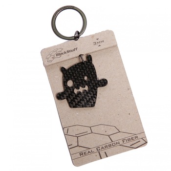 Breloc Fibra de Carbon Funny Ghost Hamster Breloc Fibra de Carbon Funny Ghost Hamster