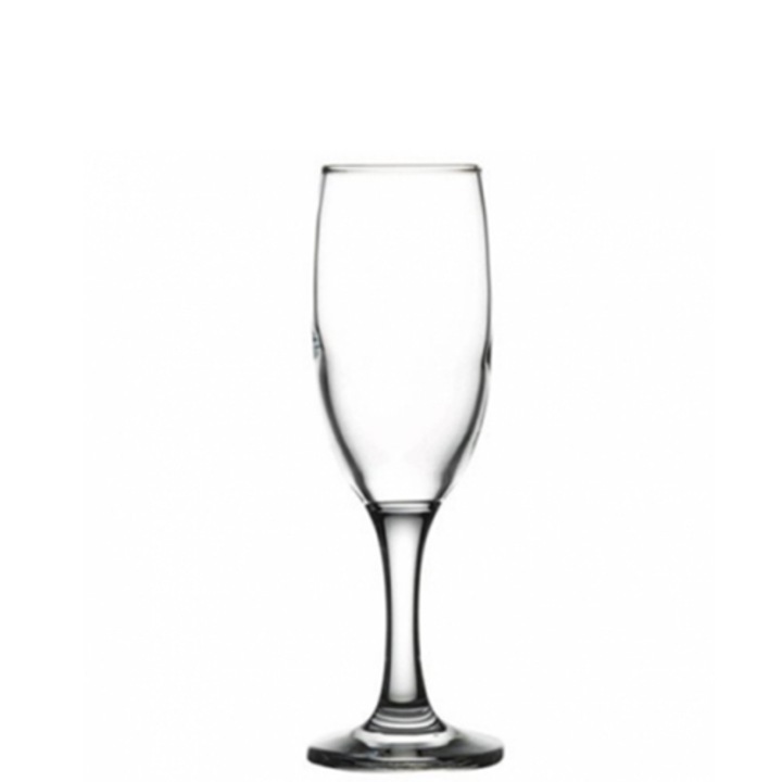 Комплект чаши за шампанско Pasabahce Bistro, 6 бр, Gift Box, 190 мл
