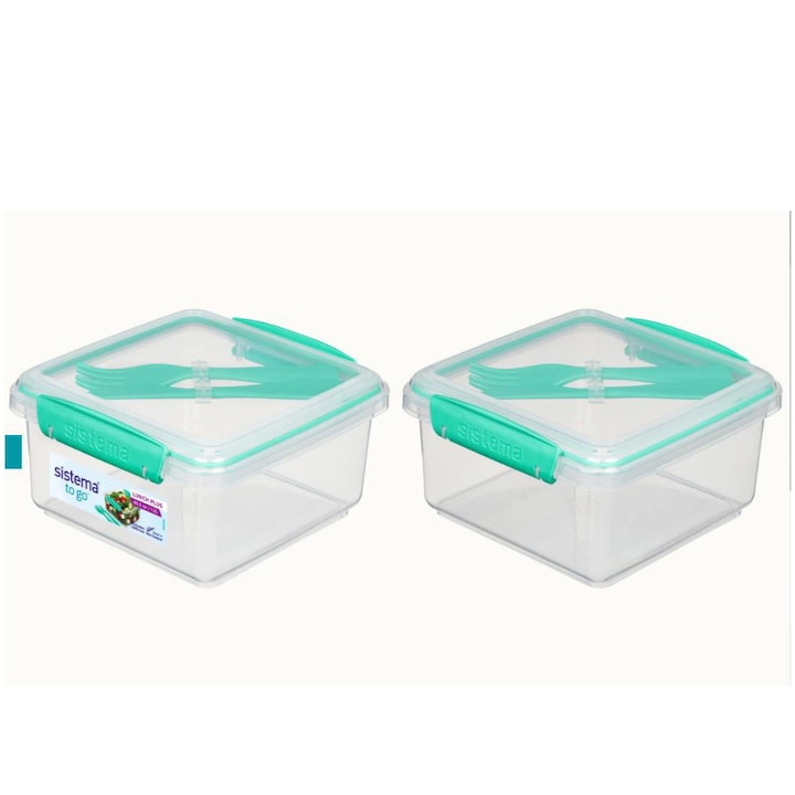 Cutie alimentara Sistema To Go lunch plus, plastic, 1.2L