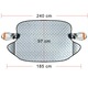 Husa pentru parbriz si oglinzi cu protectie impotriva inghetului sau razelor solare, 185x97cm