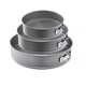 Forma tort 24cm, baza detasabila, invelis antiaderent, otel, Ambition Silvery