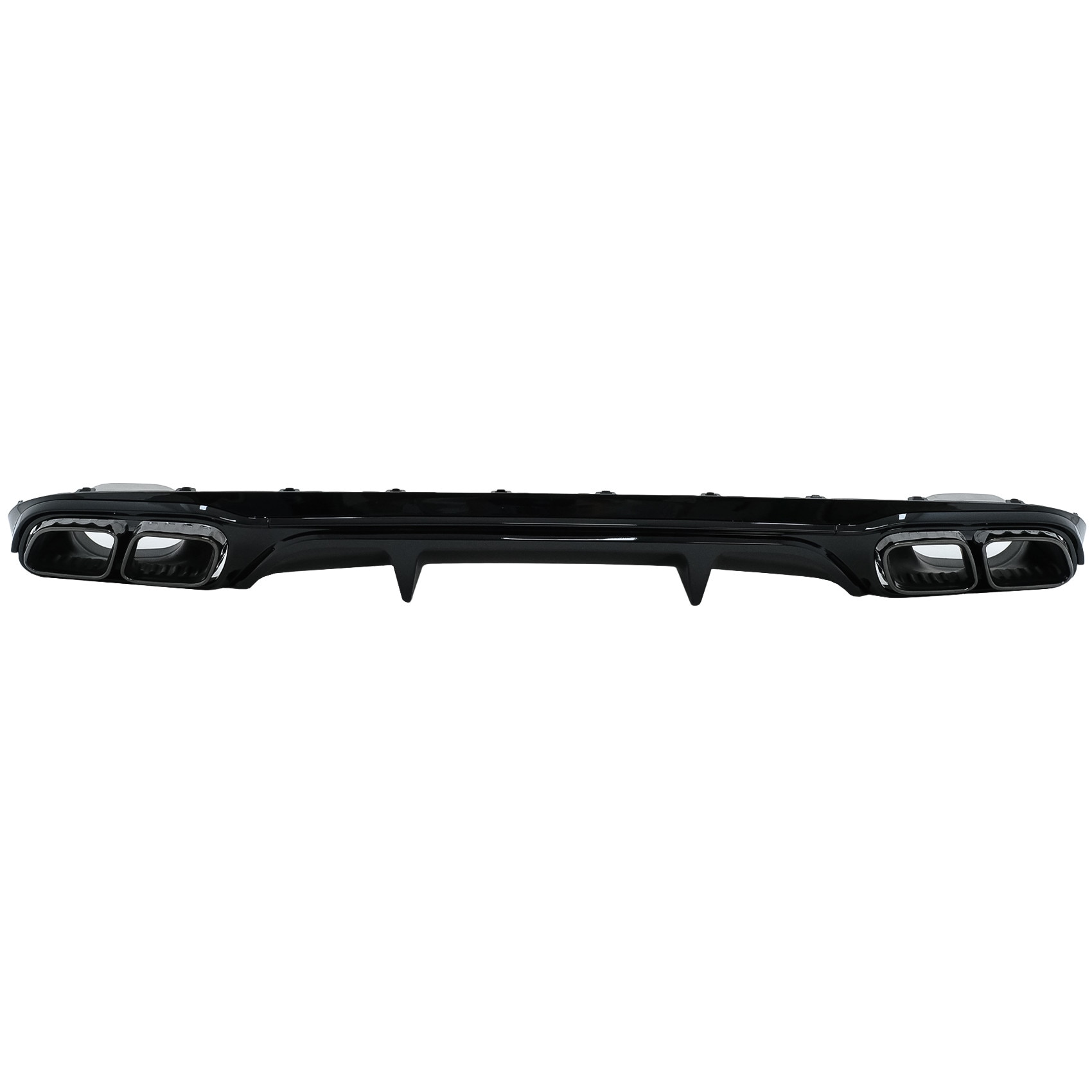 BBSAerodyne-Matt-Teil ブラック　 E21 Difuzor Bara Spate cu Tobe Ornament compatibil cu Mercedes E-Class