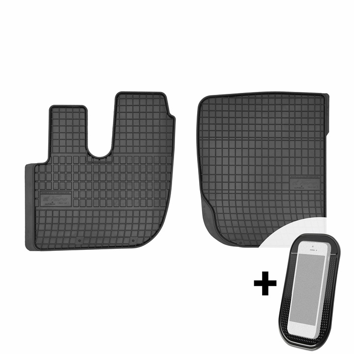 Set 3 covarase auto, Cauciuc, Compatibil cu DAF LF 45/55 2002, Negru