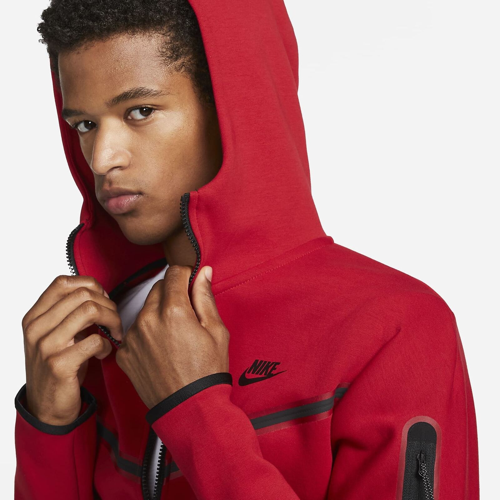 nike hanorac m nsw tch flc hoodie fz wr