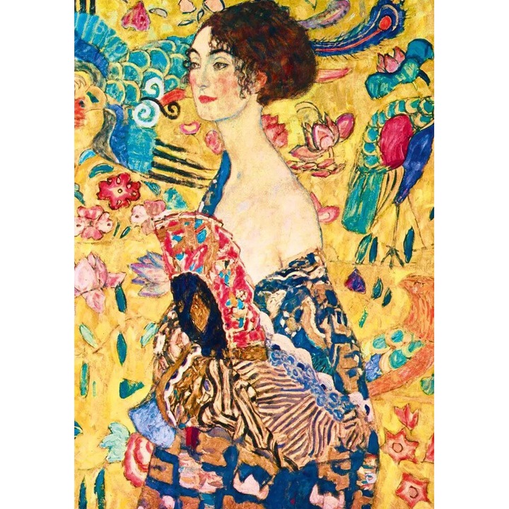 BlueBird - Пъзел Gustave Klimt - Дама с ветрило, 1918 г. - 2000 части