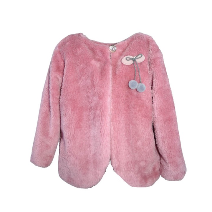 Bolero elegant pentru fete Moda ART3629-92, Roz 88068