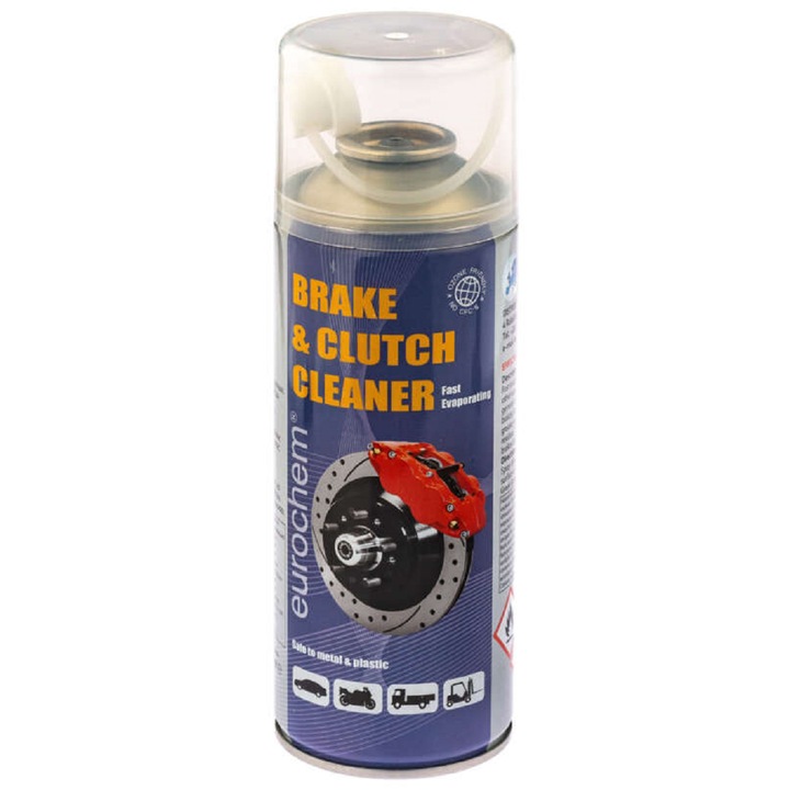 Spray tehnic profesional curatare frane si ambreiaj, Eurochem Brake & Clutch Cleaner, 400ml