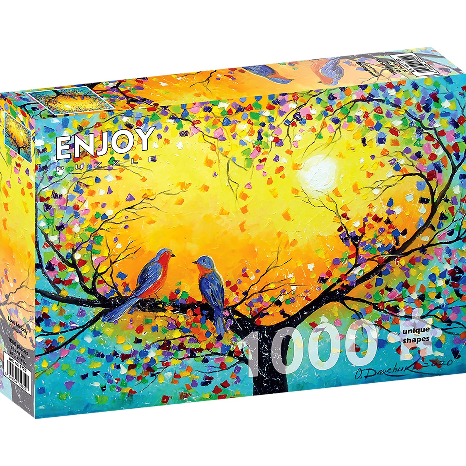 Puzzle 1000 Piese ENJOY – Love Melody, Pasari Indragostite in