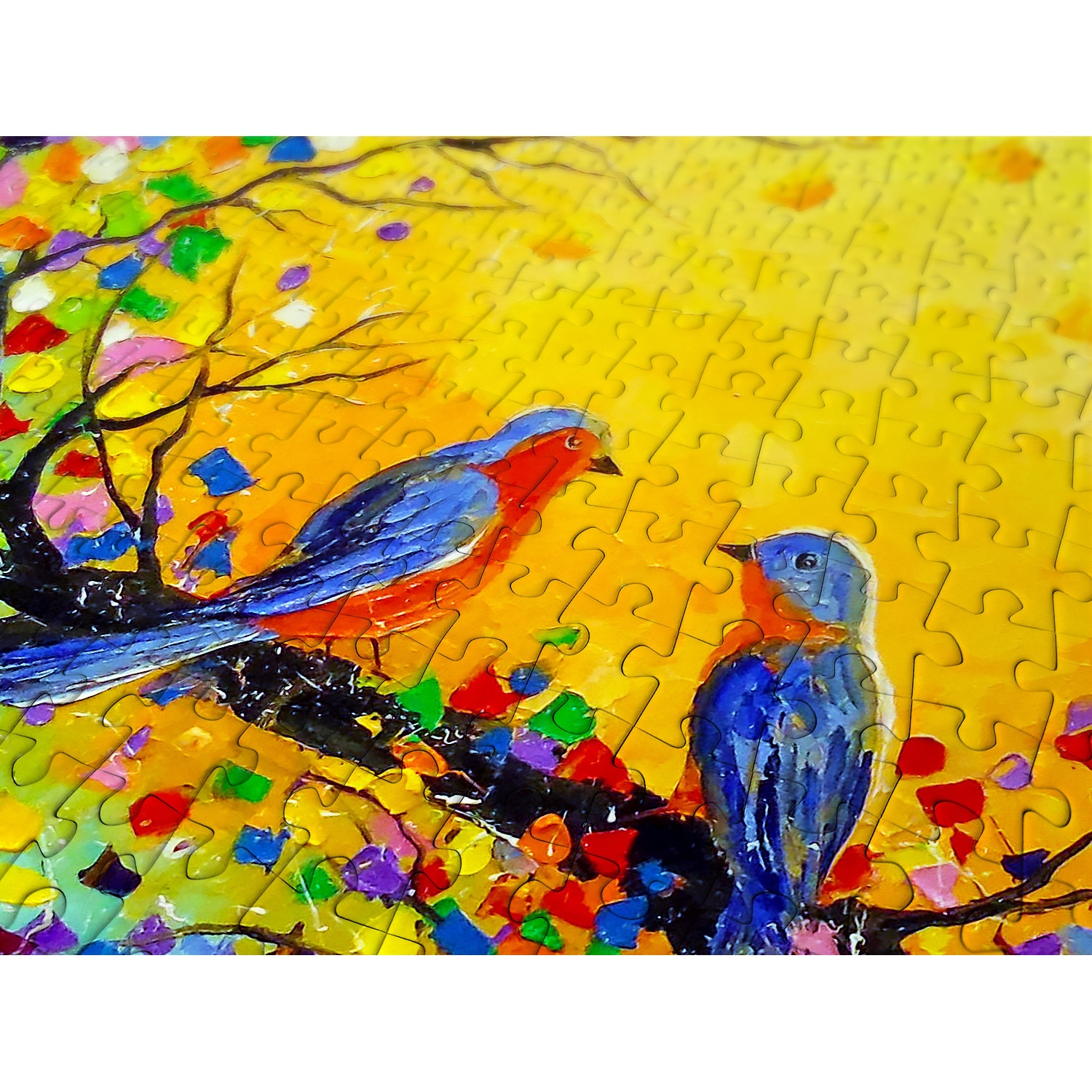 Puzzle 1000 Piese ENJOY – Love Melody, Pasari Indragostite in