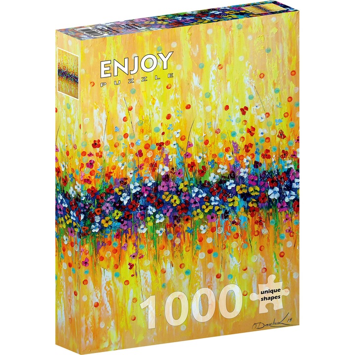 Puzzle 1000 piese Enjoy – Delicate Abstraction in Colors