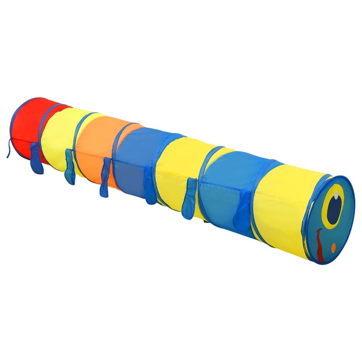 Tunel de joaca pentru copii vidaXL, multicolor, 245 cm, poliester