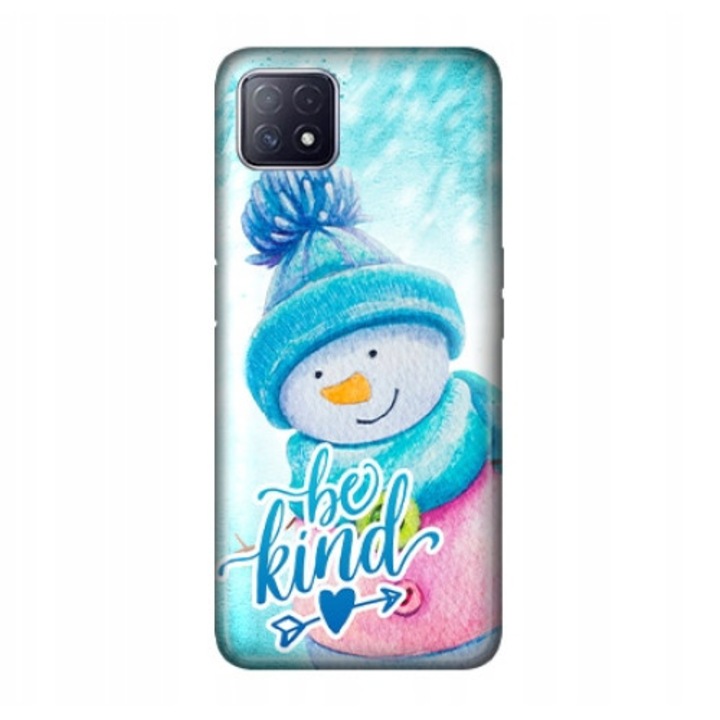Husa de Protectie, MARTECH, Compatibila cu Oppo A72 5G, Be Kind, Silicon, Flexibila, Multicolor