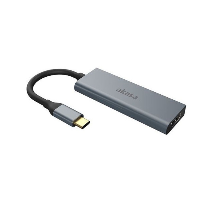 ADA Akasa USB Type-C 4in1 HUB - HDMI - AK-CBCA19-18BK - eMAG.bg