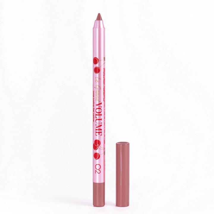Гел-молив за устни Vivienne Sabo Le Grand Volume, Дълготраен, 1.35гр, 02 warm nude